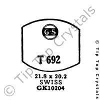 GS T692 Watch Crystal