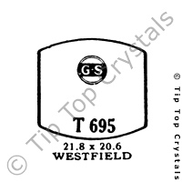 GS T695 Watch Crystal
