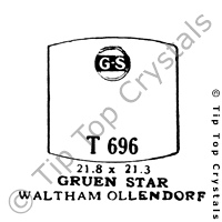 GS T696 Watch Crystal