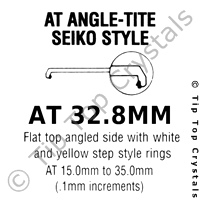 GS AT 32.8mm Watch Crystal