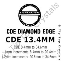 GS CDE 13.4mm Watch Crystal