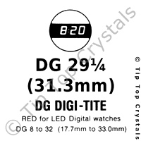 GS DG29-1/4 Watch Crystal