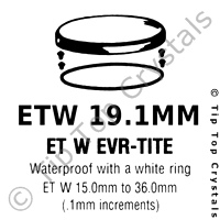 GS ETW 19.1mm Watch Crystal