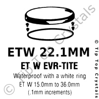 GS ETW 22.1mm Watch Crystal