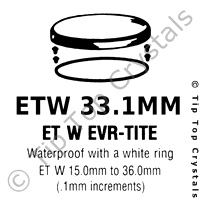 GS ETW 33.1mm Watch Crystal