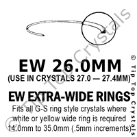 GS EW 26.0mm Extra-Wide Rings