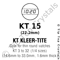 GS KT 15 Watch Crystal