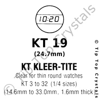 GS KT 19 Watch Crystal