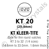 GS KT 20 Watch Crystal