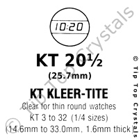 GS KT 20-1/2 Watch Crystal