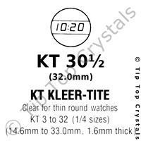 GS KT 30-1/2 Watch Crystal