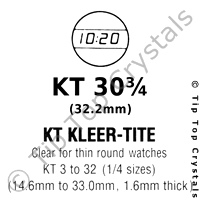 GS KT 30-3/4 Watch Crystal