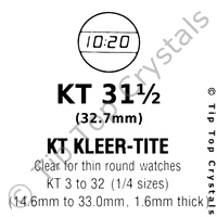 GS KT 31-1/2 Watch Crystal
