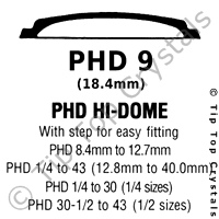 GS PHD 9 Watch Crystal