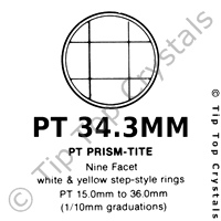 GS PT 34.3mm Watch Crystal