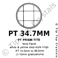 GS PT 34.7mm Watch Crystal