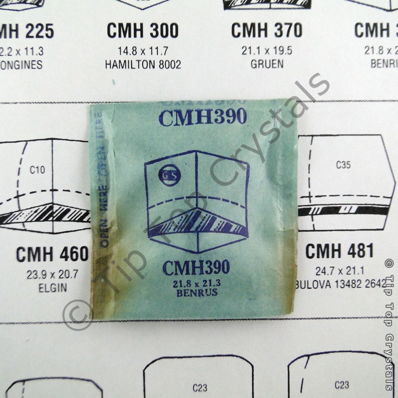 GS CMH390 Watch Crystal - Click Image to Close