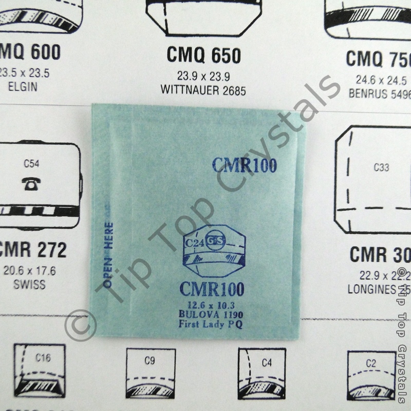 GS CMR100 Watch Crystal - Click Image to Close
