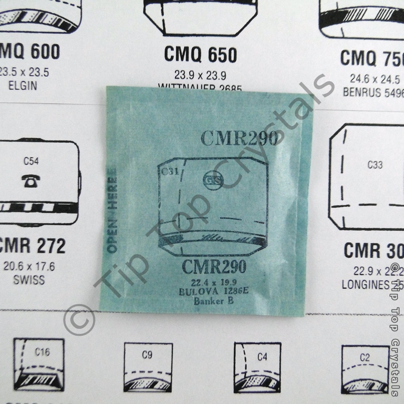 GS CMR290 Watch Crystal - Click Image to Close