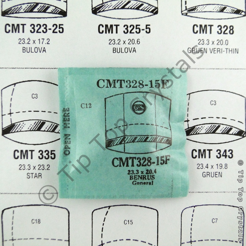 GS CMT328-15F Watch Crystal - Click Image to Close