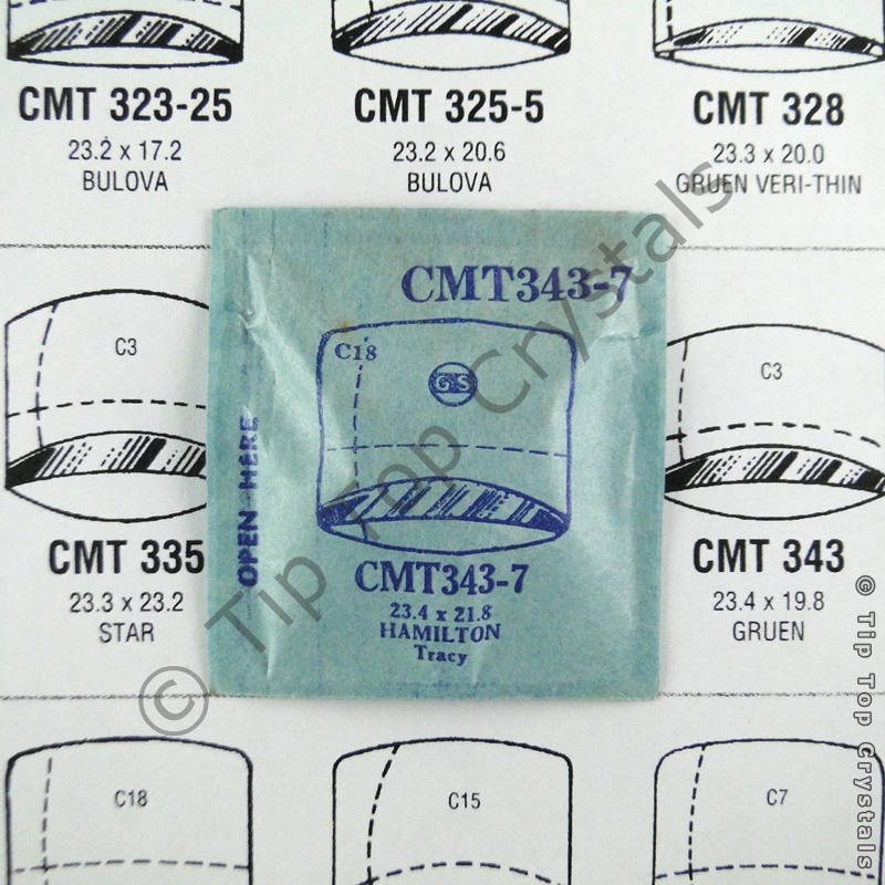 GS CMT343-7 Watch Crystal - Click Image to Close