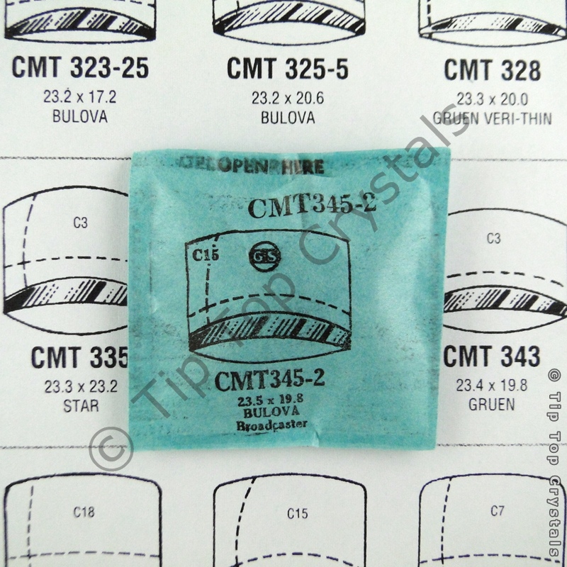 GS CMT345-2 Watch Crystal - Click Image to Close