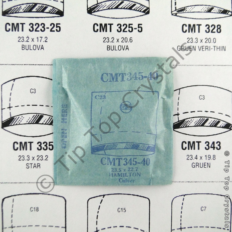 GS CMT345-40 Watch Crystal - Click Image to Close