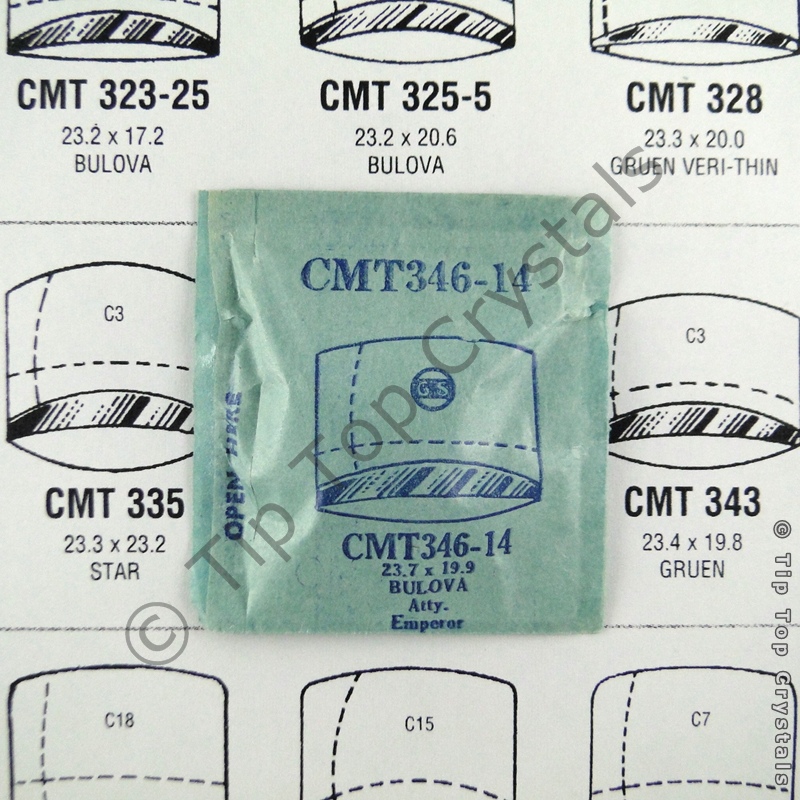 GS CMT346-14 Watch Crystal - Click Image to Close