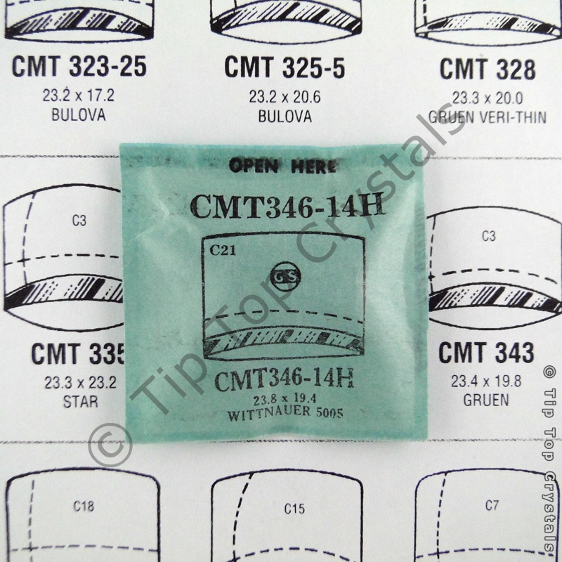 GS CMT346-14H Watch Crystal - Click Image to Close