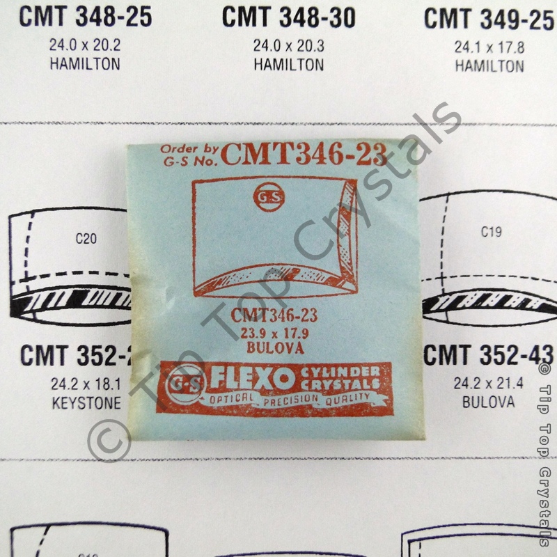 GS CMT346-23 Watch Crystal - Click Image to Close