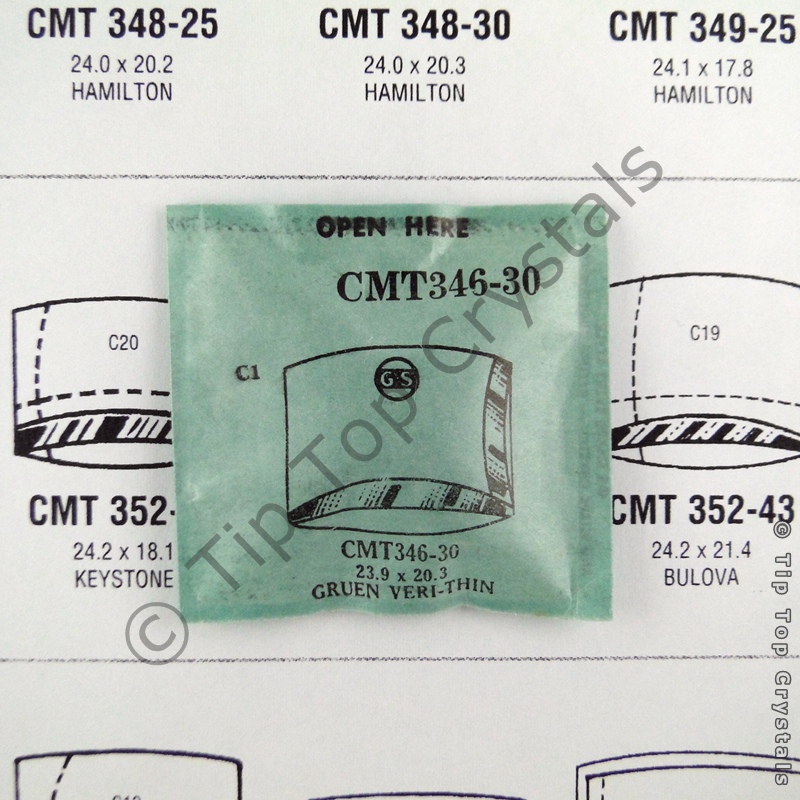 GS CMT346-30 Watch Crystal - Click Image to Close