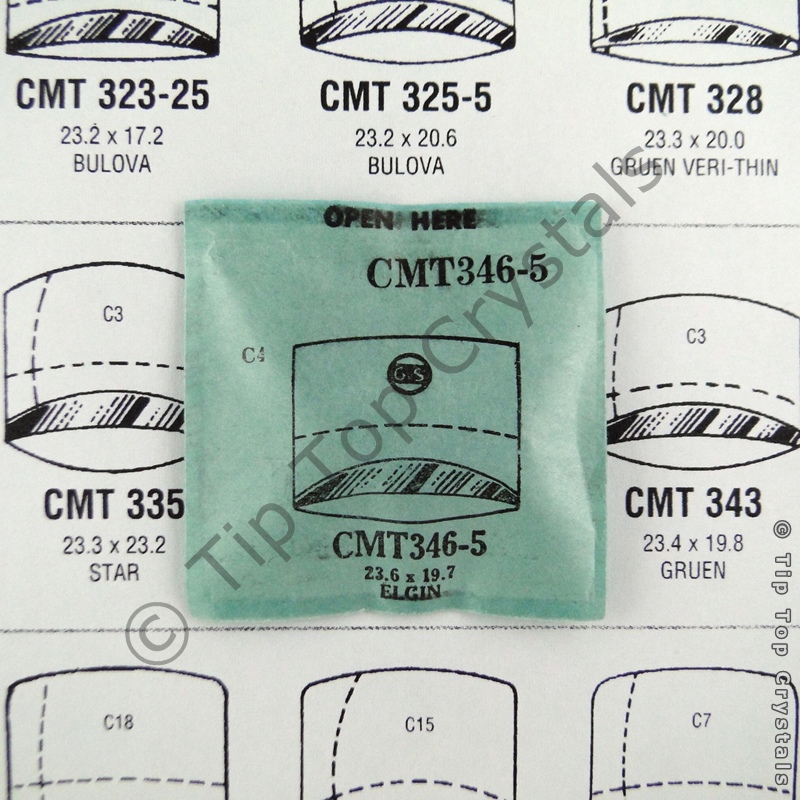 GS CMT346-5 Watch Crystal - Click Image to Close