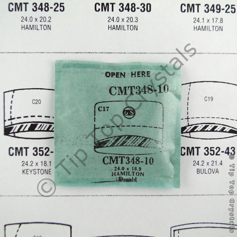 GS CMT348-10 Watch Crystal - Click Image to Close