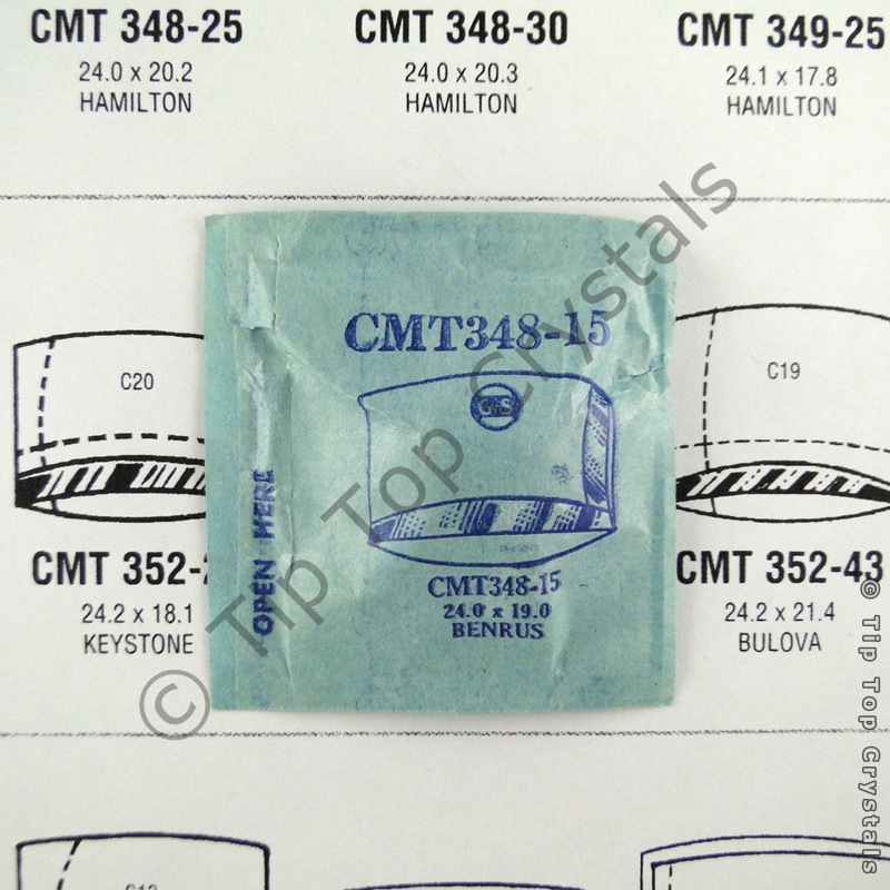 GS CMT348-15 Watch Crystal - Click Image to Close