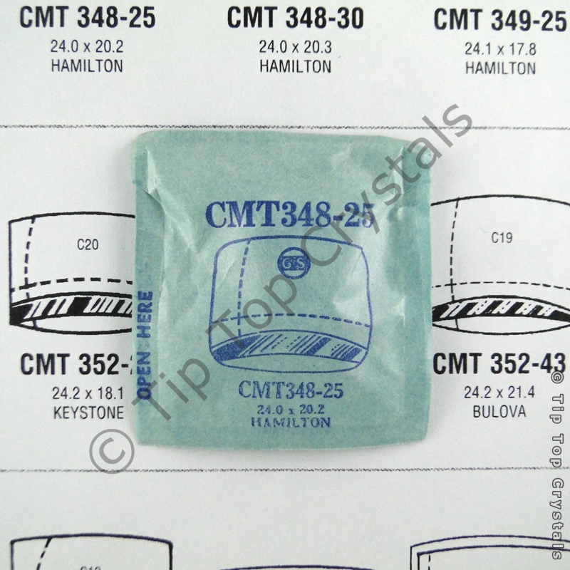 GS CMT348-25 Watch Crystal - Click Image to Close