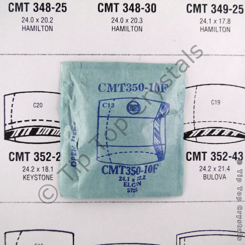 GS CMT350-10F Watch Crystal - Click Image to Close