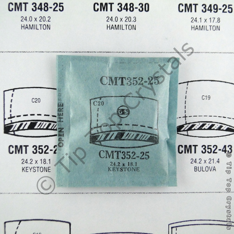 GS CMT352-25 Watch Crystal - Click Image to Close