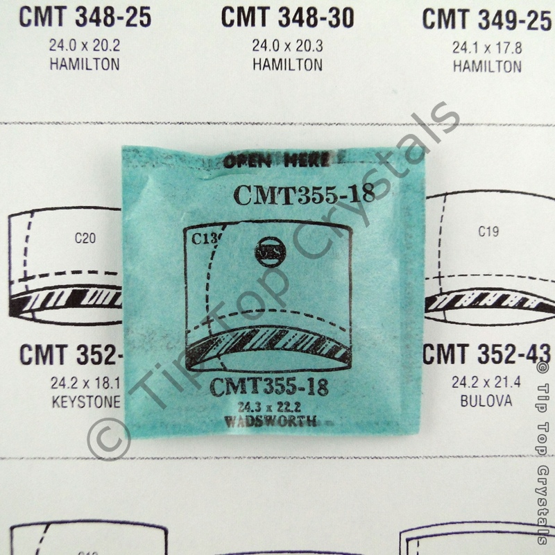 GS CMT355-18 Watch Crystal - Click Image to Close