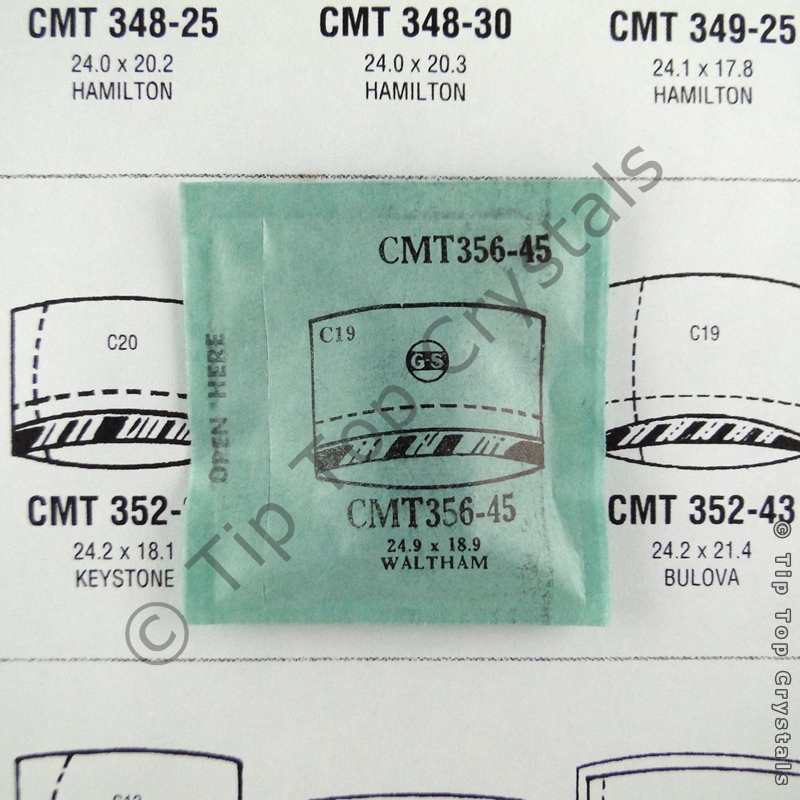 GS CMT356-45 Watch Crystal - Click Image to Close
