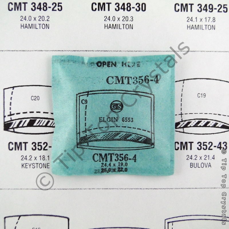 GS CMT356-4 Watch Crystal - Click Image to Close