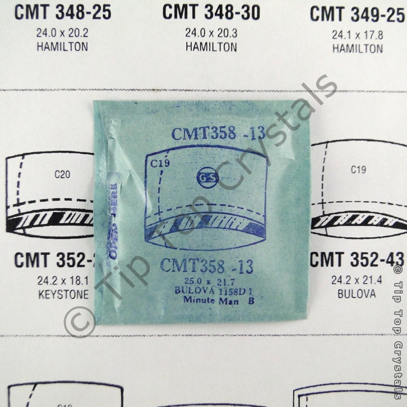 GS CMT358-13 Watch Crystal - Click Image to Close