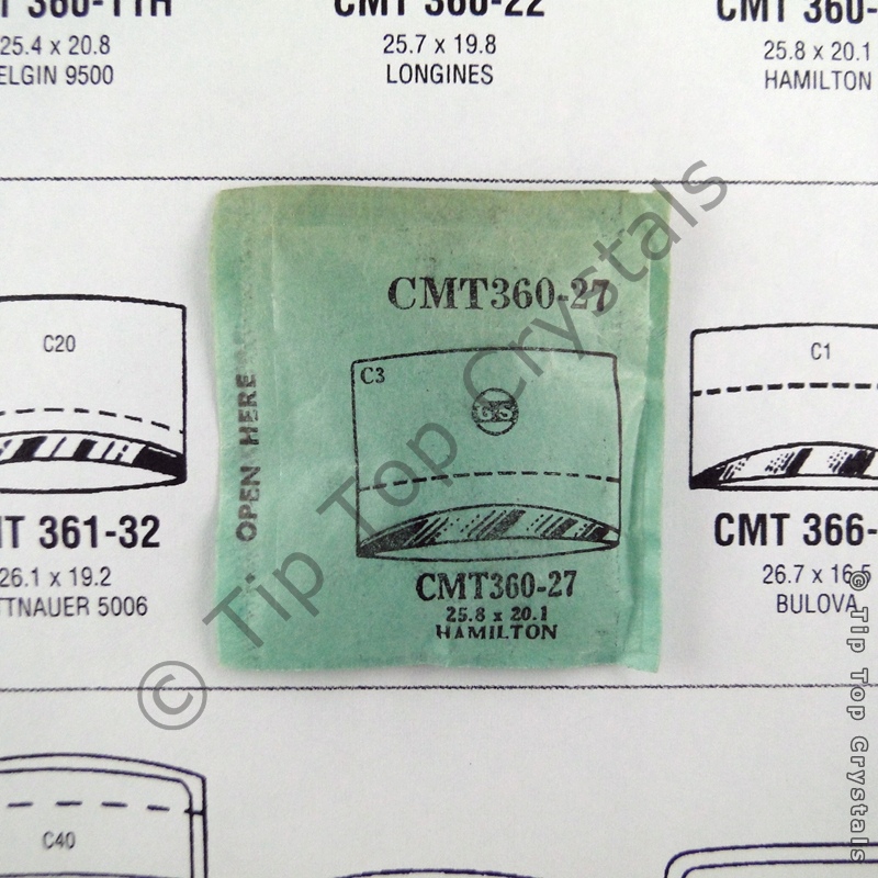 GS CMT360-27 Watch Crystal - Click Image to Close