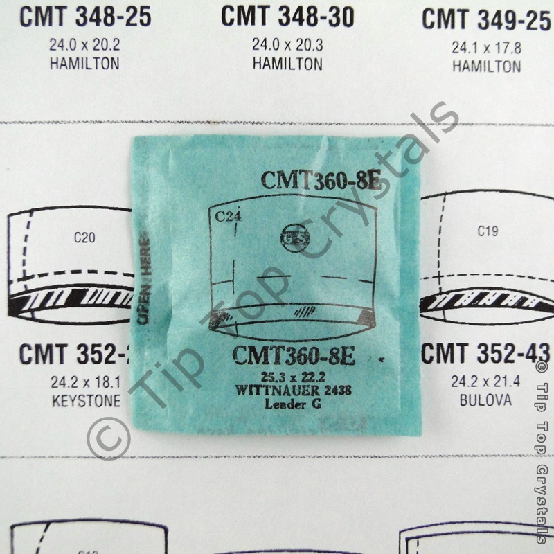 GS CMT360-8E Watch Crystal - Click Image to Close