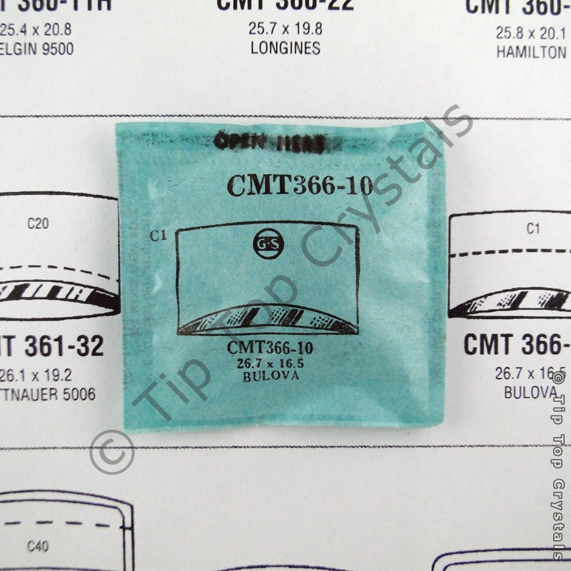 GS CMT366-10 Watch Crystal - Click Image to Close