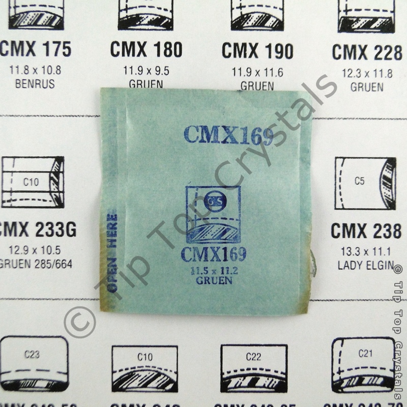 GS CMX169 Watch Crystal - Click Image to Close