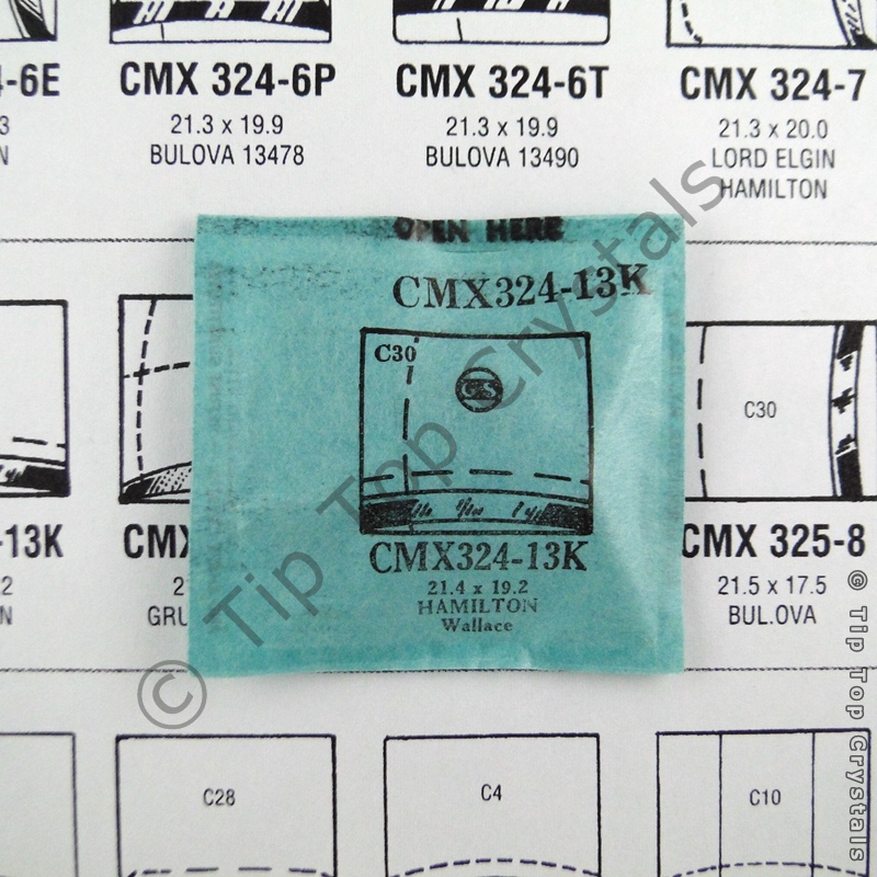 GS CMX324-13K Watch Crystal - Click Image to Close