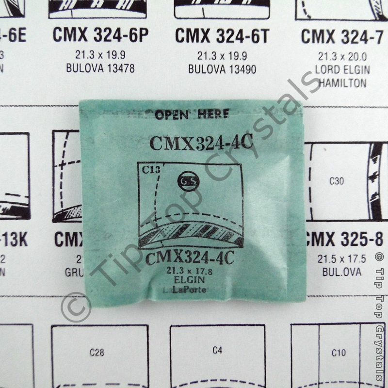 GS CMX324-4C Watch Crystal - Click Image to Close