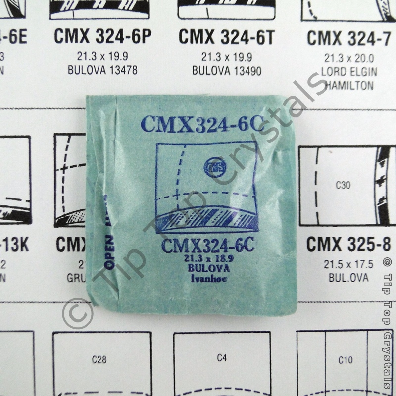 GS CMX324-6C Watch Crystal - Click Image to Close