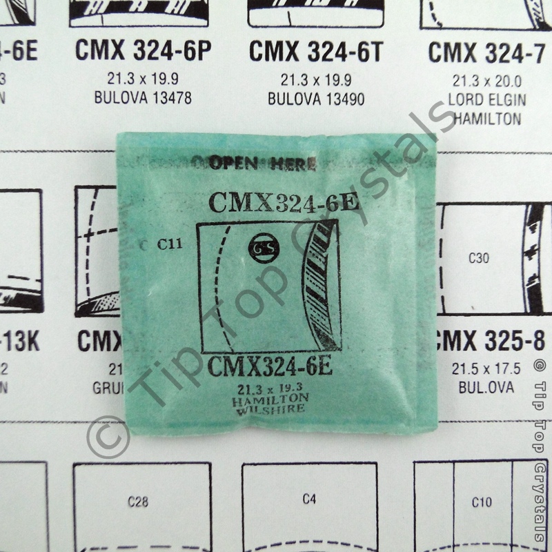 GS CMX324-6E Watch Crystal - Click Image to Close