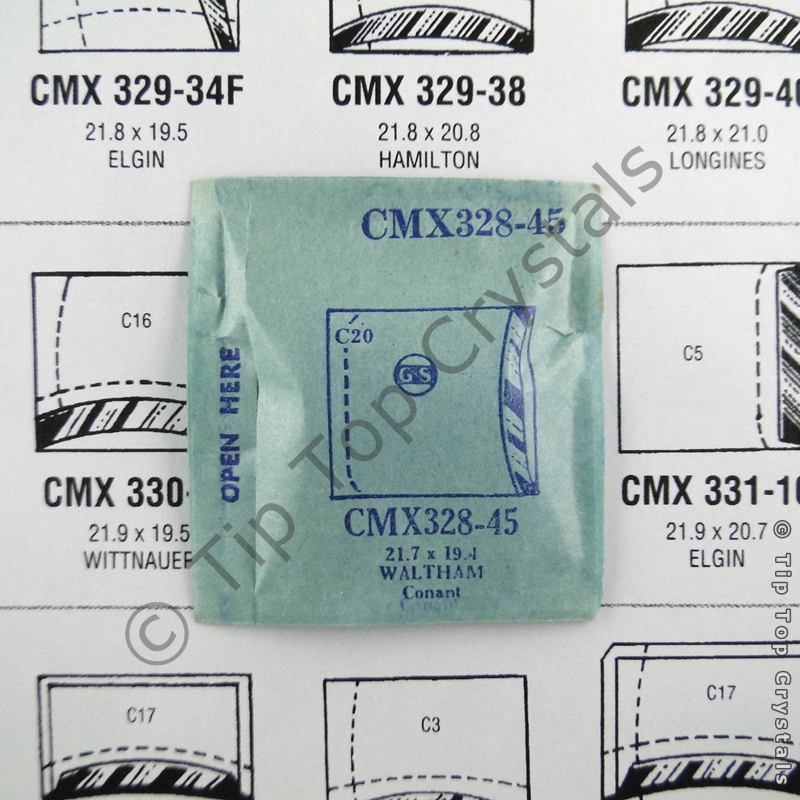GS CMX328-45 Watch Crystal - Click Image to Close